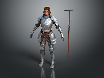 Western Samurai Western Warrior Western Hero Western Warrior Knight Hero Ancient Warrior Paladin 3d model