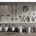 Modern Toilet Display In Bathroom Setting With Various Styles And Sleek Designs