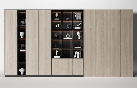 Modern Decorative Cabinet 3d model