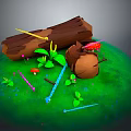 Game Environment Game Scene Fairy Tale Scene Fairy Tale Magic Scene Magic Item Fantasy Scene 3d model
