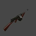 Thomson submachine gun 3d model