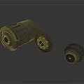 Black Rubber Equipment Components With Cylindrical Shape And Different Sizes Roll And Round Parts