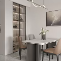 Modern Open Living And Dining Interior With White Sofa Chandelier And Floor To Ceiling Window