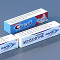 Toothpaste packaging box 3d model