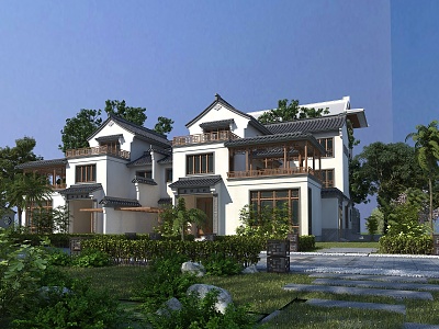 Landscape Villa 3d model