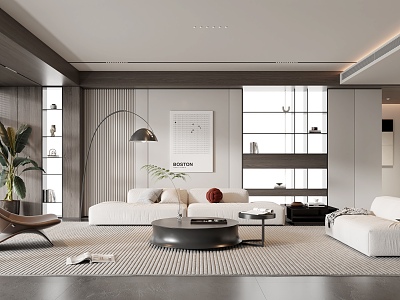 modern living room 2014 3d model