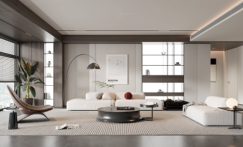 modern living room 2014 3d model