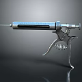 Durable Stainless Steel Manual Syringe With Spring Trigger And Precision Nozzle