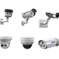 Security surveillance camera camera combination 3d model