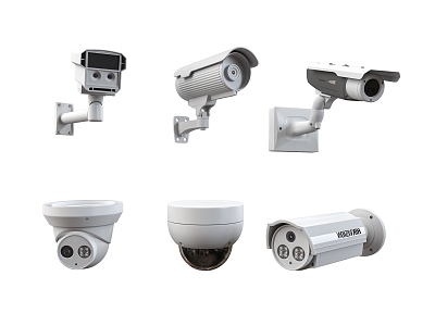 Security surveillance camera combination 3d model