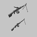 RPD Light Machine Gun 3d model