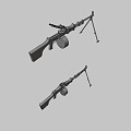 RPD Light Machine Gun 3d model