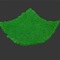 Vibrant Green Leaf Shaped Decorative Bowl with Textured Crystal Like Surface for Modern Art Decor