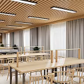 Modern Library 3d model