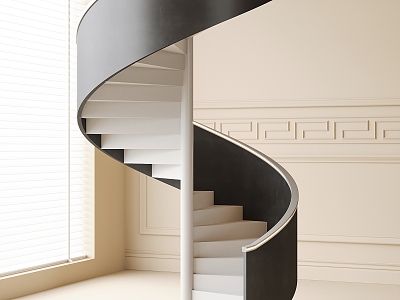 revolving staircase model