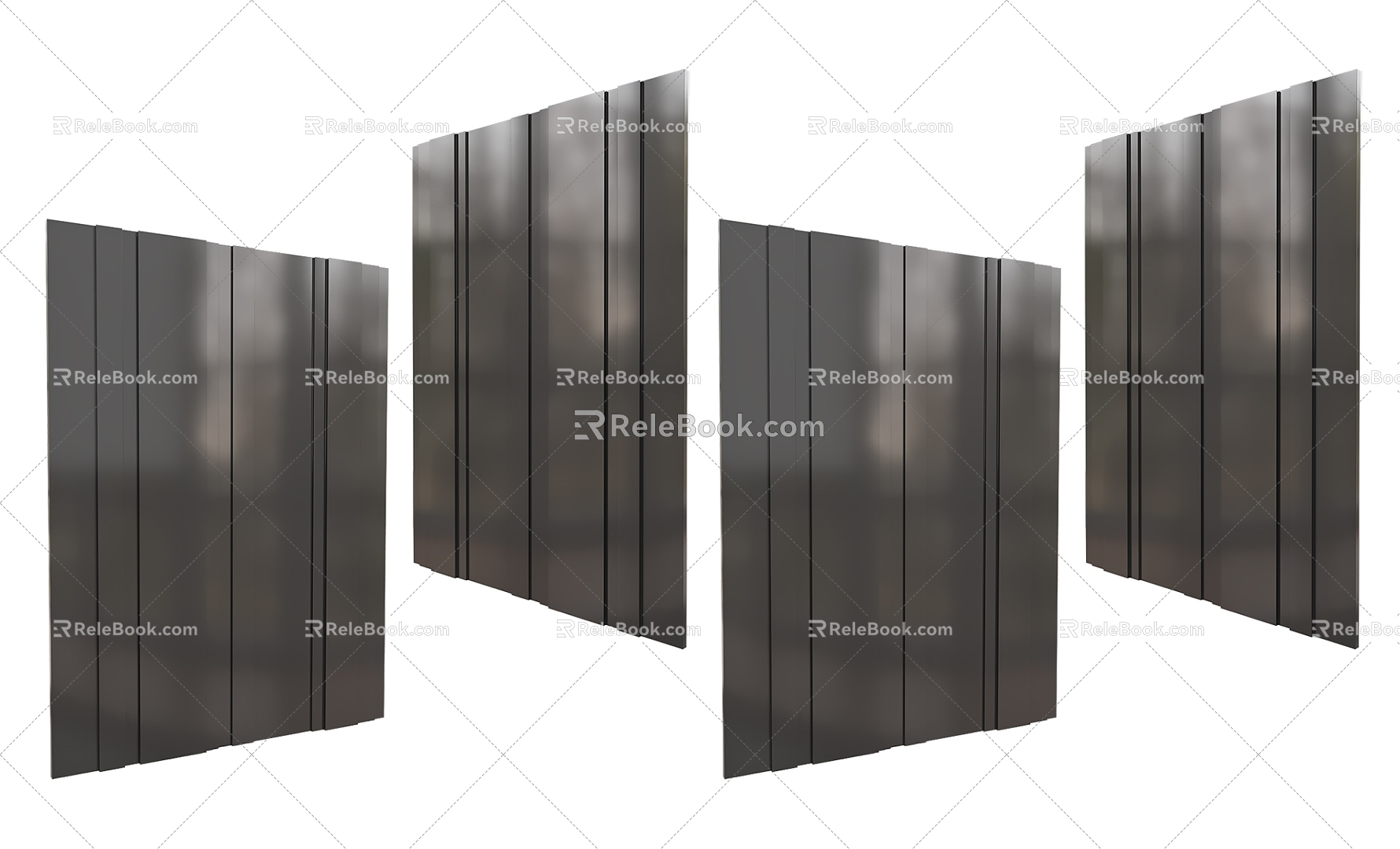 Modern Metal Radiators Minimalist Radiators Creative Modeling Radiators Radiators 3d model