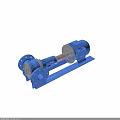 Industrial Centrifugal Pump With Motor And Steel Pump Body Base Mechanical Components