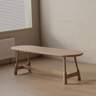 Modern shoe changing stool 3d model