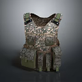 Camouflage Tactical Vest With Multiple Pockets And Utility Design For Daily Use
