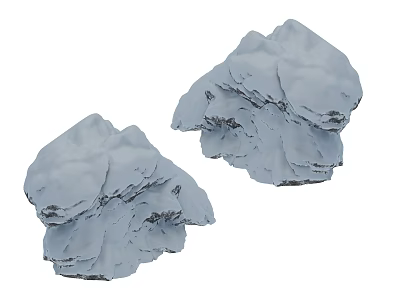 Natural Stone and Wood Decorative Pieces with Textured Surfaces for Home Decor 3d model