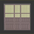 Pixel Art Judo Dojo Scenery In Cube Display With Arcade Style Elements