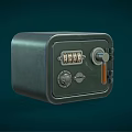 Commercial Safe With Combination Lock Metal Knob And Secure Handle For Business Storage