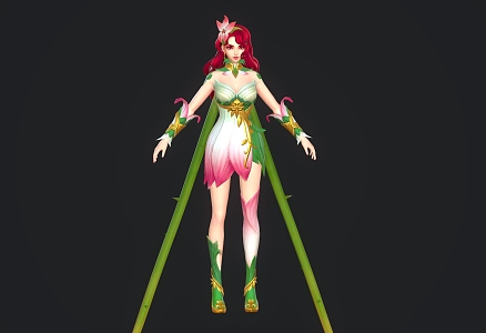 Queen of Thorns Queen of Plants 3d model