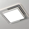 Modern Square And Round LED Ceiling Light With Sleek Metal Frame Design 3d model