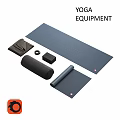 Complete Yoga Fitness Equipment Set With Mat Block Strap And Bolster
