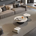 Modern Sofa Coffee Table Combination Sofa Coffee Table 3d model