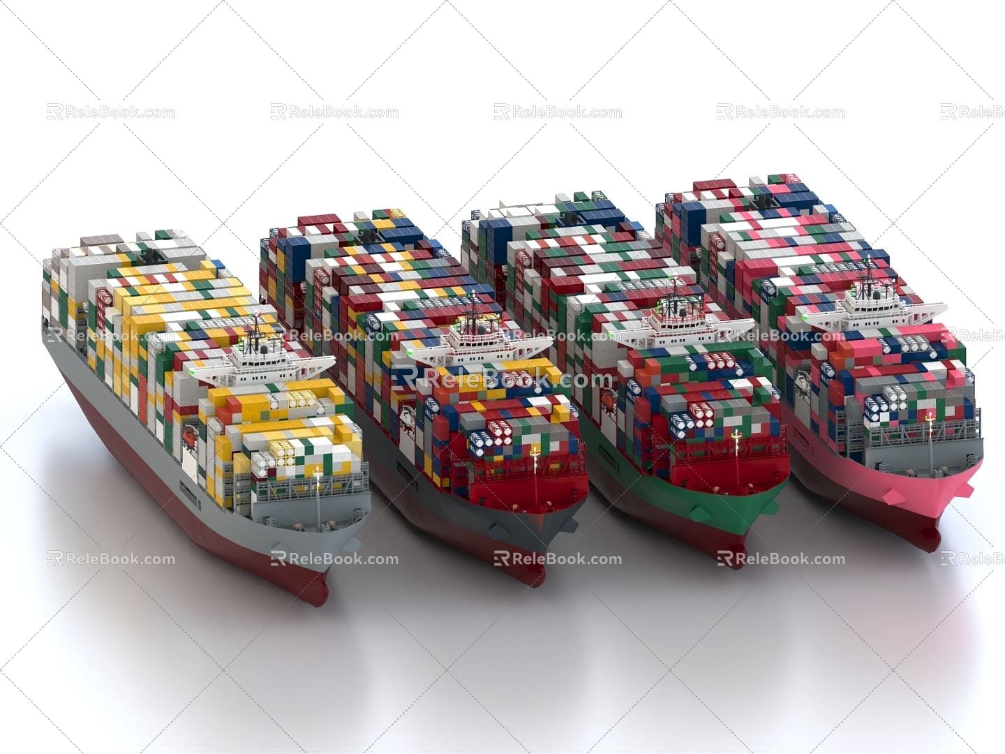 Container Ship Transport Ship Tanker Freighter Ship Cargo Ship Engineering Ship 3d model