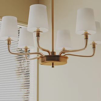 Modern chandelier 3d model