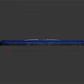 Blue Circular Metal Component With Cross Design Structure And Surrounding Metal Bolts