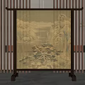Screen partition 3d model