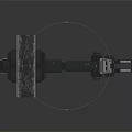 Industrial Robotic Arm Mechanical Structure Featuring Metal Joints And Precision Components