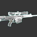 Tactical Sniper Rifle With High Precision Scope And Military Grade Structure