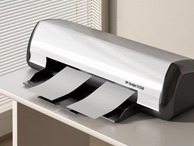 Modern Office Appliance Fellowes Laminator with Sleek Design for Efficient Document Processing 3d model