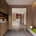 Modern Beauty Hair Salon Interior Design With Styling Mirrors Green Plants And Comfortable Seats