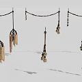 Handcrafted Hanging Pendants With Natural Materials And Decorative Designs For Home
