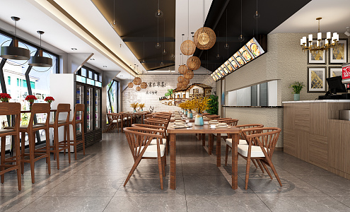 New Chinese Restaurant Chinese Restaurant 3d model