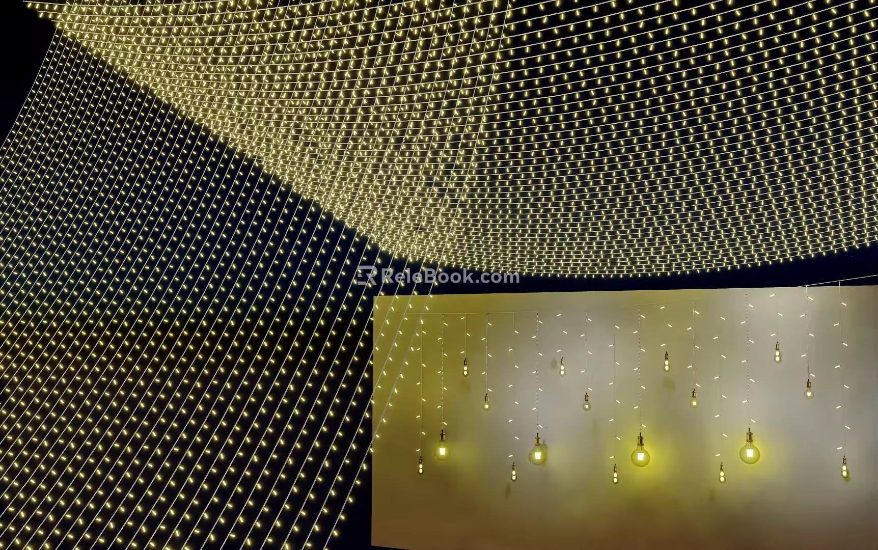 Hanging lamp atmosphere lamp star lamp landscape lamp breathing lamp LED lamp small bulb neon lamp string lamp 3d model