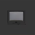 Vintage CRT Television Displaying Classic Retro Game With Pixel Style Graphics And Game Character