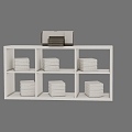 Modern office cabinet printer 3d model