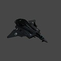 aviation fighter 3d model