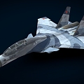 Aircraft Fighter 3d model