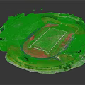 Stadium Sports Equipment Including Seating Running Track Lighting And Scoreboard Facilities