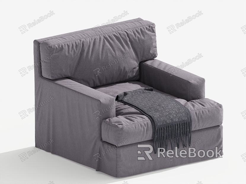 Modern Single Sofa Single Chair Leisure Chair model