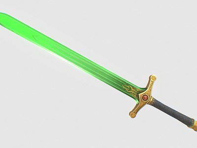 Sword Fantasy Sword Nature Sword Magic Sword 3d model