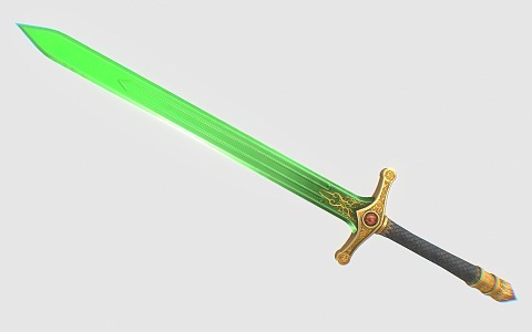 Sword Fantasy Sword Nature Sword Magic Sword 3d model