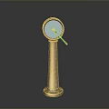 Traditional Manual Water Pump Featured On Vintage Wooden Boat Deck